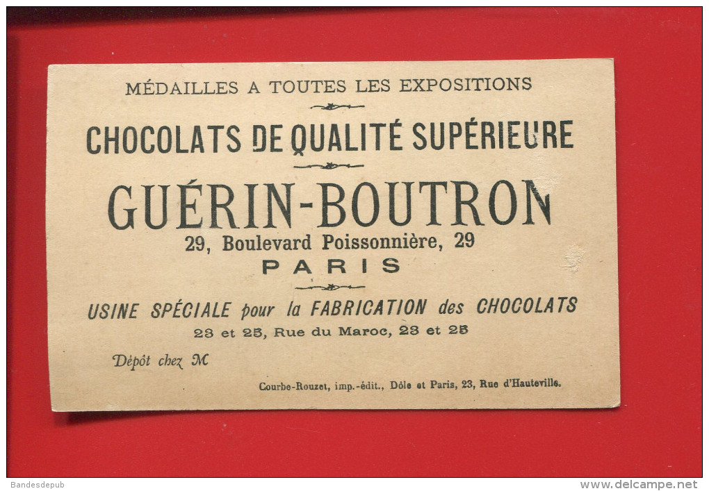GUERIN BOUTRON CHROMO OR COURBE ROUZET MILITAIRE RATA CUISINE FEU DE CAMP - Guérin-Boutron