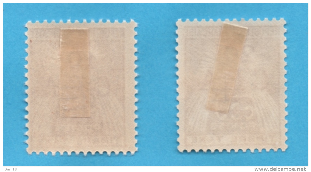 LA REUNION TAXE N° 46 ET 47 * (YT) 2 TIMBRES TAXE COTE 31,00 EUROS PHOTO R/V - Timbres-taxe