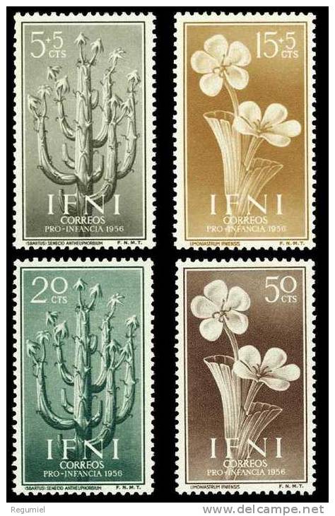 Ifni 128/131 ** Flora. 1956 - Ifni