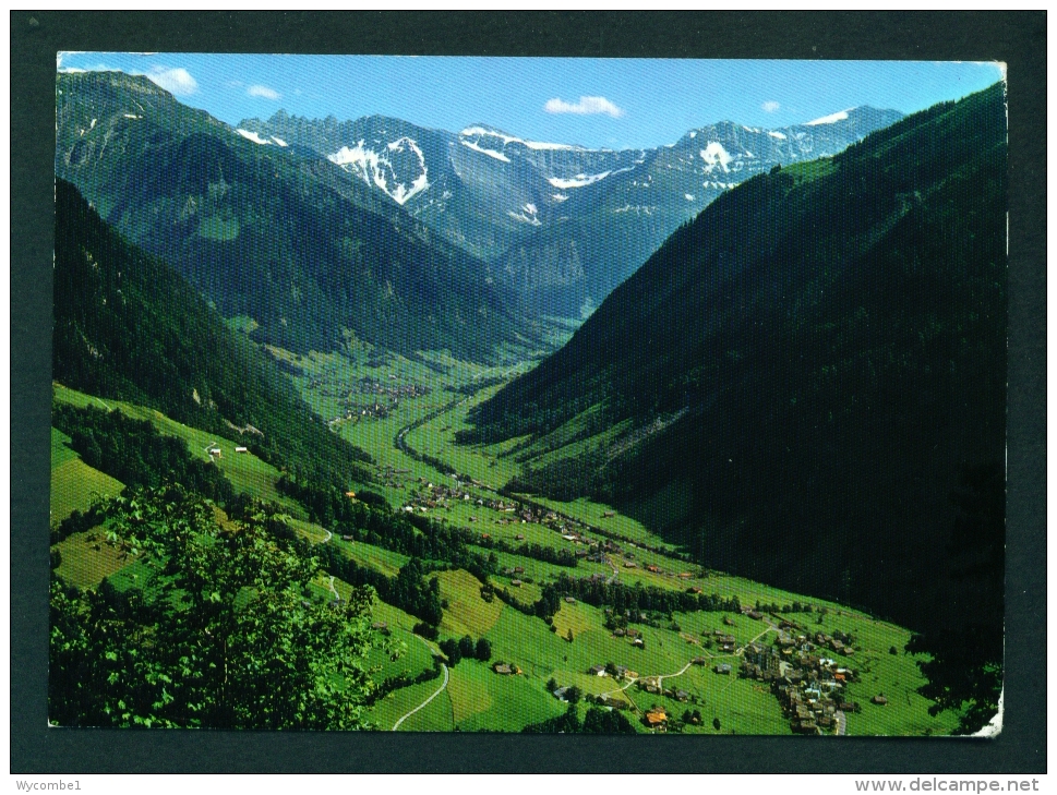 SWITZERLAND  -  Engi  Used Postcard As Scans - Engi