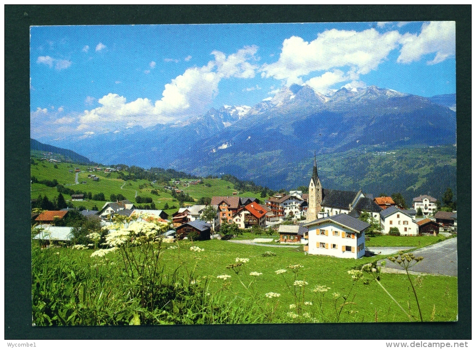 SWITZERLAND  -  Meierhof  Obersaxen  Used Postcard As Scans - Obersaxen