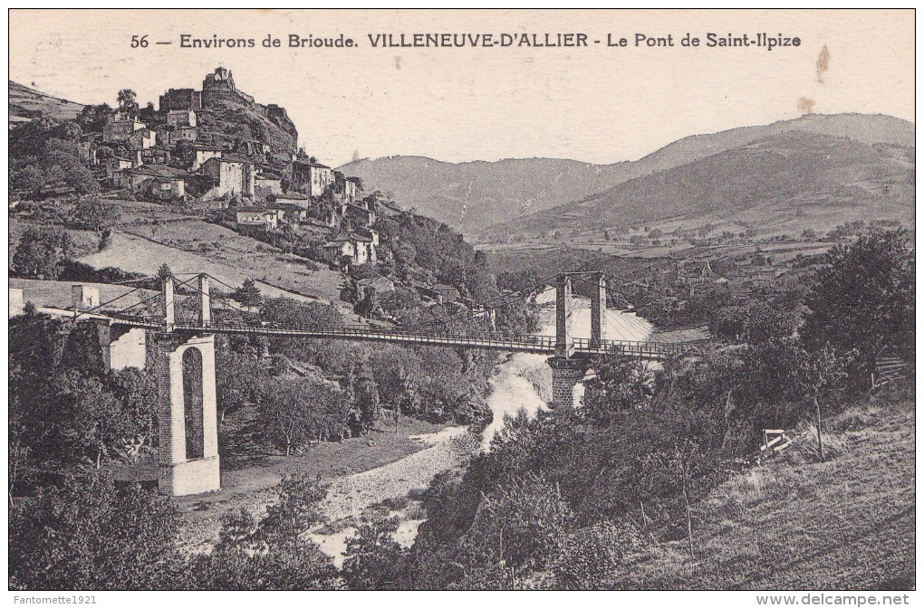 VILLENEUVE D'ALLIER LE PONT DE SAINT ILPIZE (dil128) - Ponts