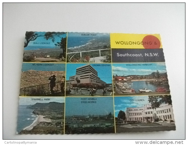 STORIA POSTALE FRANCOBOLLO COMMEMORATIVO Australia Wollongong E Southcoast N.S.W Multivedute - Wollongong