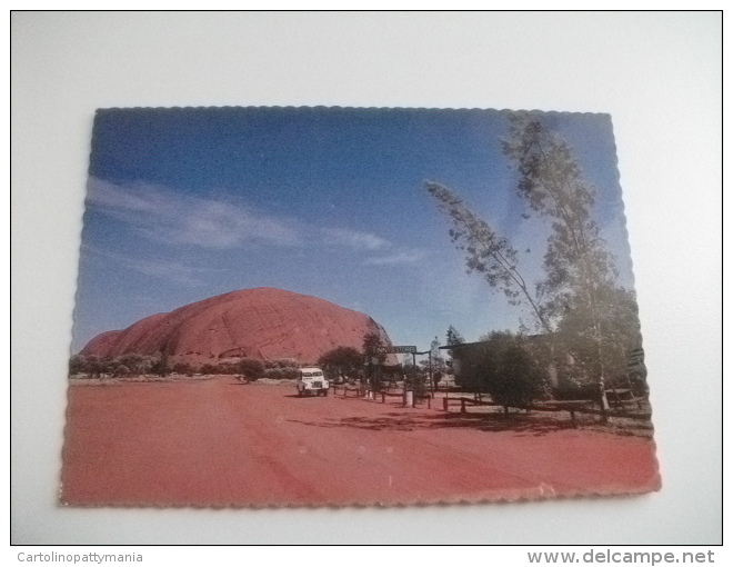 STORIA POSTALE FRANCOBOLLO COMMEMORATIVO Australia Ayers Rock Central Australia - Altri & Non Classificati