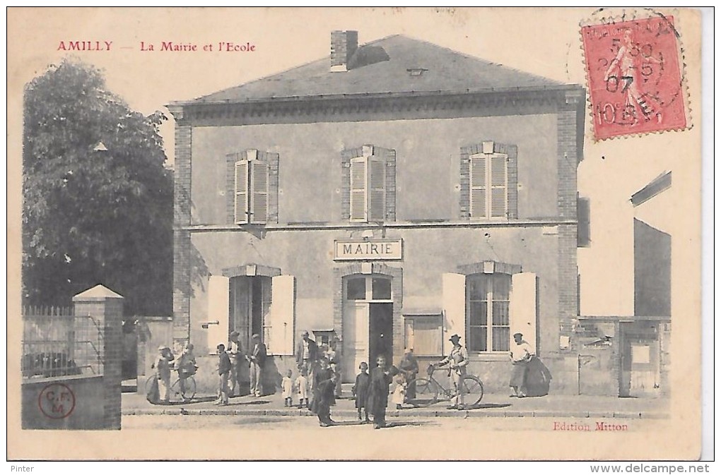 AMILLY - La Mairie Et L'Ecole - Amilly