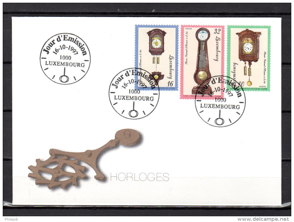 LUXEMBOURG 1997 : Enveloppe 1er Jour " HORLOGERIE " En Parfait état. FDC - Zonder Classificatie