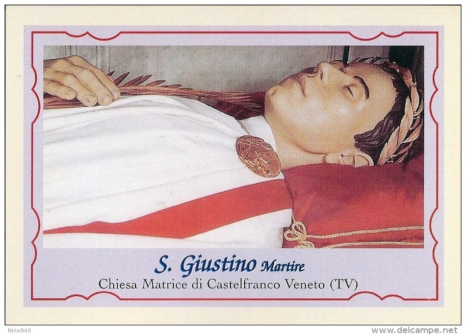 S. GIUSTINO M. - CASTELFRANCO VENETO (TV)  -  Mm.80 X 115 - SANTINO MODERNO - Religione & Esoterismo