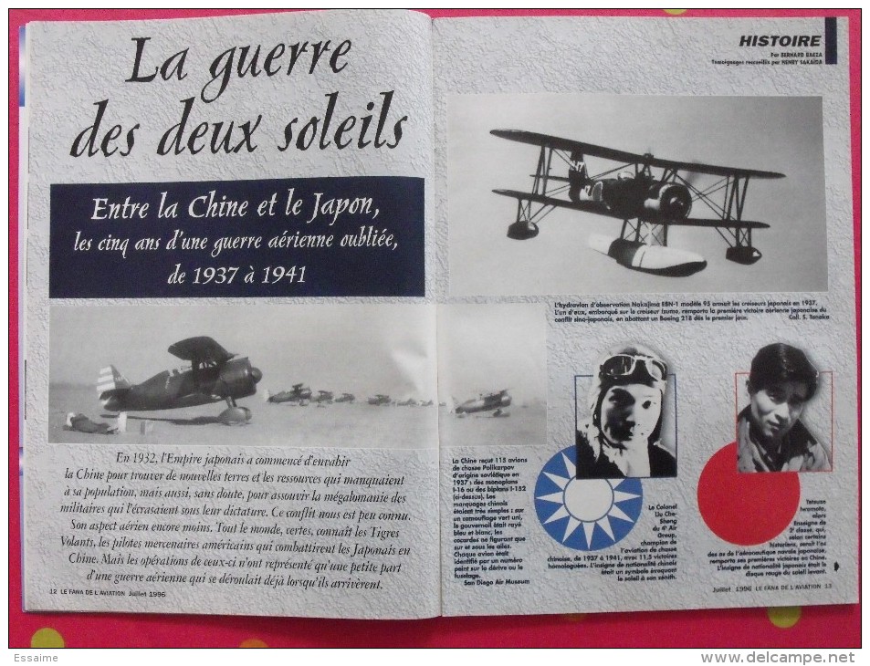 Revue Le Fana De L'aviation N° 320. 1996. Mirage IV Gee Bee, B 52. Conflit Chine Japon 1937 - Aerei