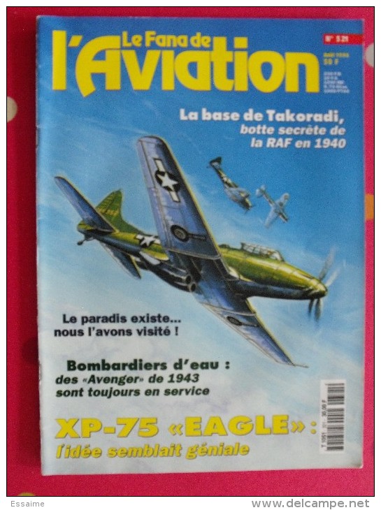 Revue Le Fana De L'aviation N° 321. 1996. Takoradi Avenger XP-75 Eagle, Alphonse Tellier Guerre Chine-japon 1937 - Vliegtuig