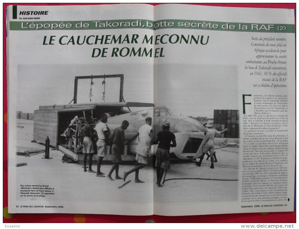 revue Le fana de l'aviation n° 322. 1996. avion atlantic blohm & voss guerre chine-japon 1937