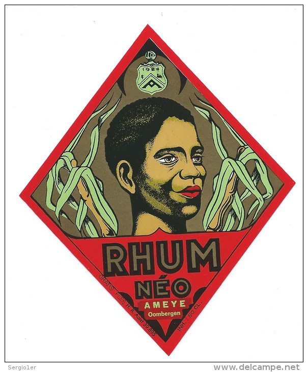 étiquette Ancienne  Rhum Néo  A Meye  Visage Homme - Rhum