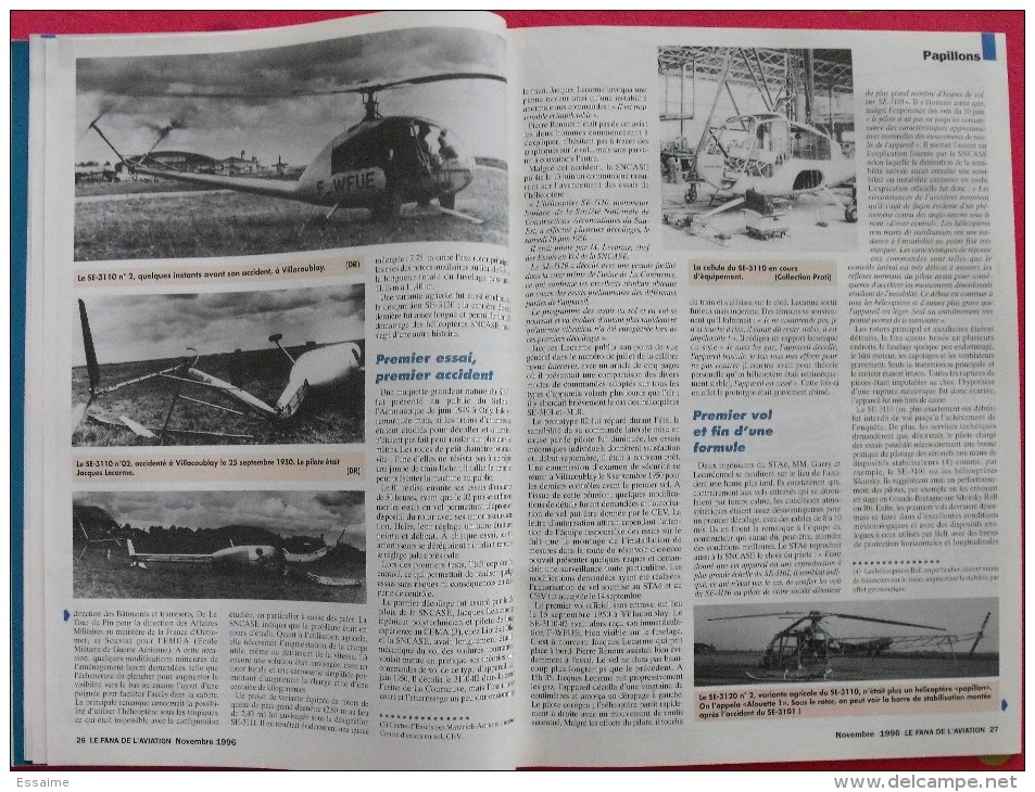 revue Le fana de l'aviation n° 324. 1996 avion canadair Rayack hydravions géants messerschmitt 262