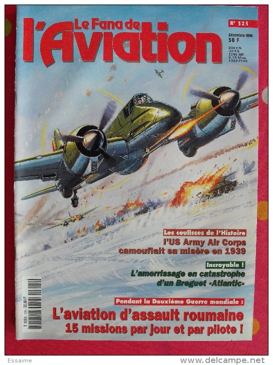 Revue Le Fana De L'aviation N° 325. 1996 Avion Breguet Atlantic Messerschmitt 262. Aviation Roumaine En 1941 - Flugzeuge