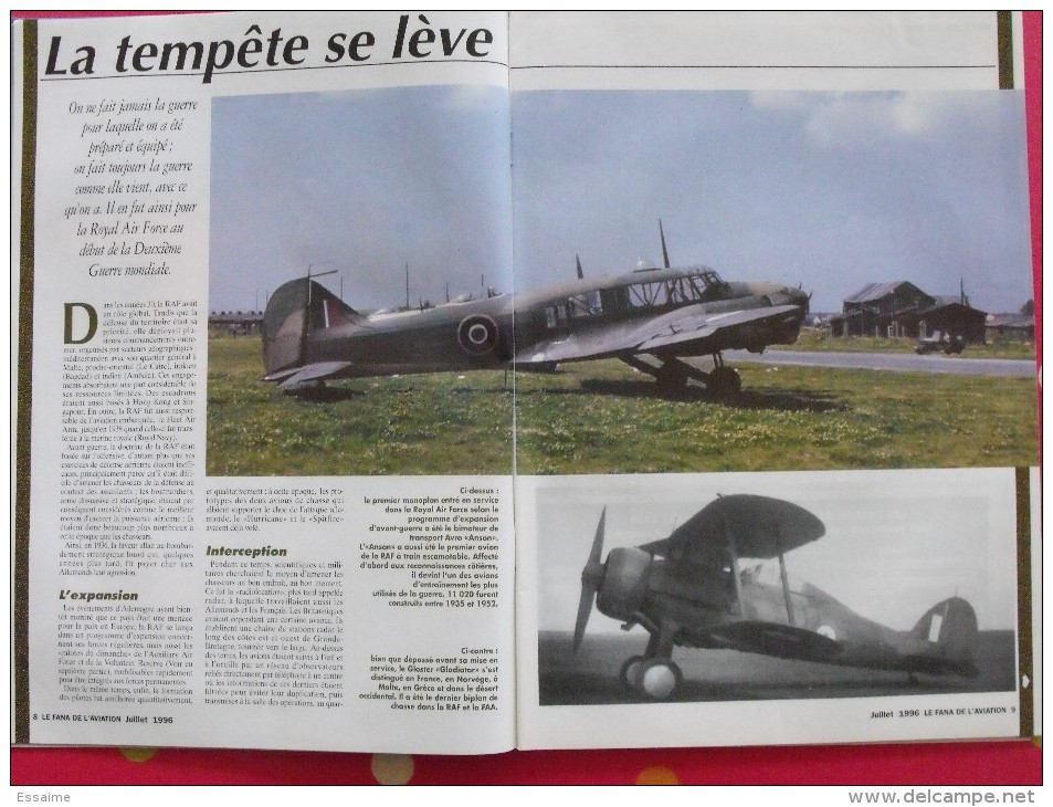 Revue Le Fana De L'aviation Hors Série N° 4. 1996 Avions De Combat Britanniques De La Deuxième Guerre Mondiale - Flugzeuge