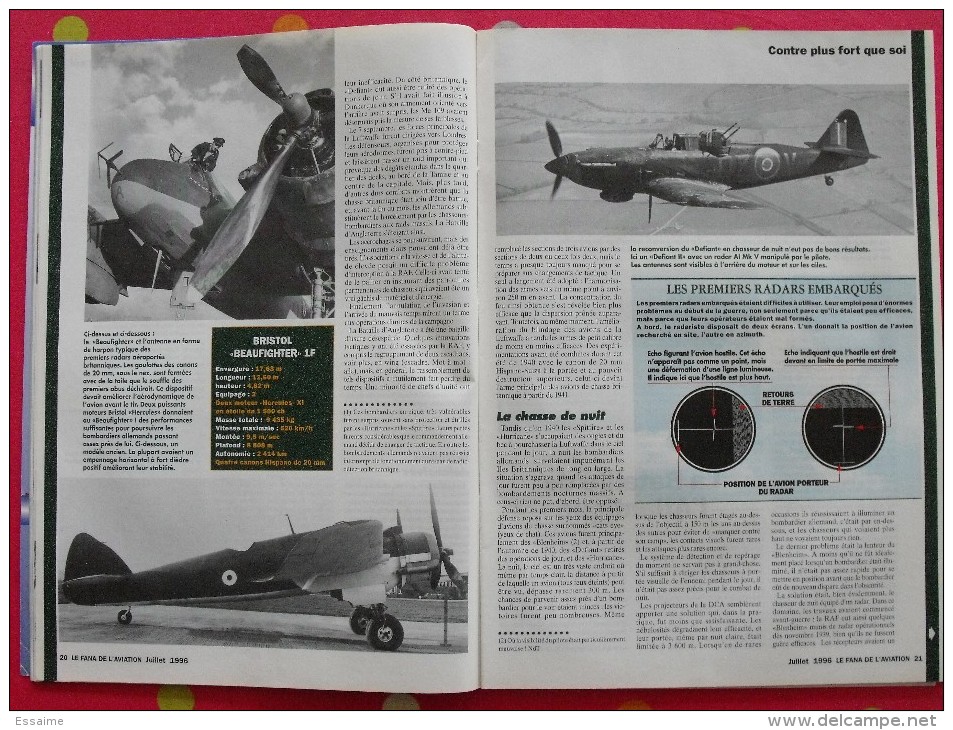 revue Le fana de l'aviation hors série n° 4. 1996 avions de combat britanniques de la deuxième guerre mondiale