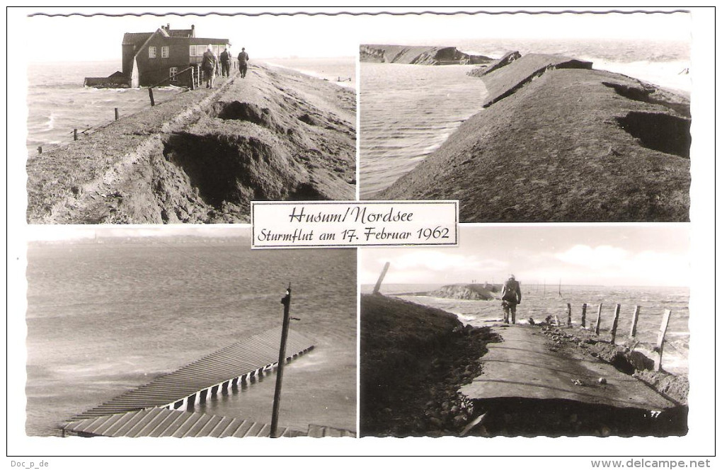 Deutschland - Husum - Nordsee - Sturmflut 1962 - Husum