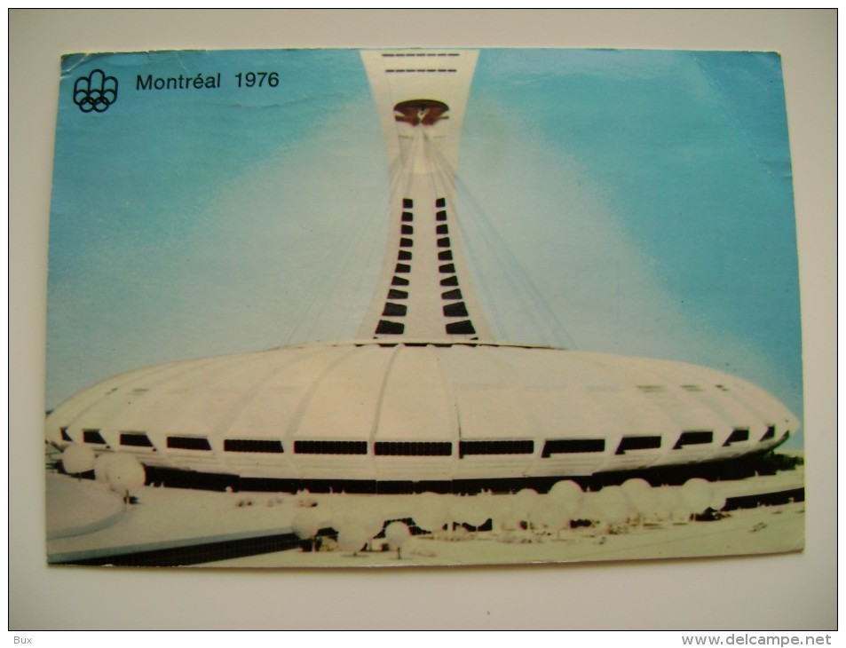 MONTREAL 76    PARC  OLIMPIQUE    CANADA QUEBEC  POSTCARD USED - Olympic Games