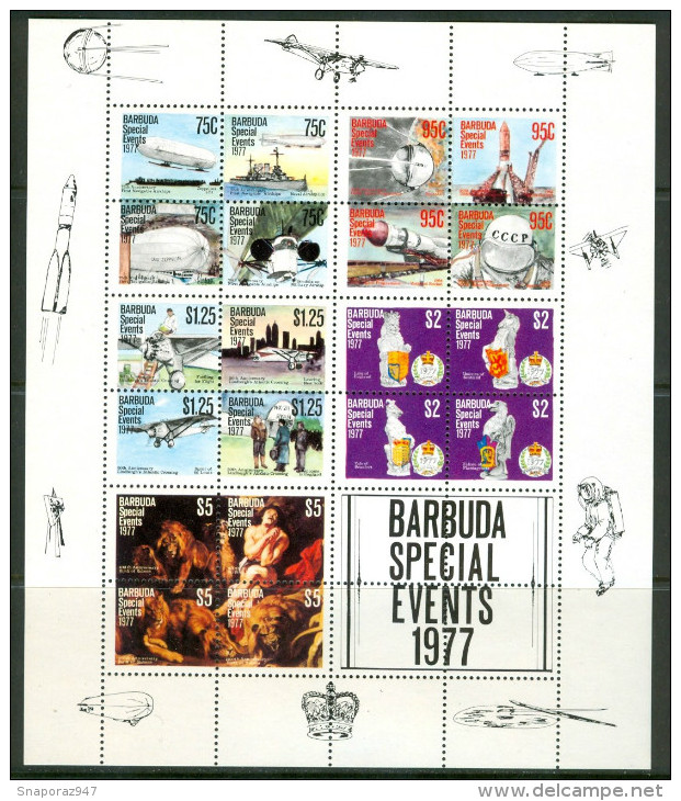 1977 Antigua & Barbuda Special Events Block MNH** Gr - 1960-1981 Autonomía Interna