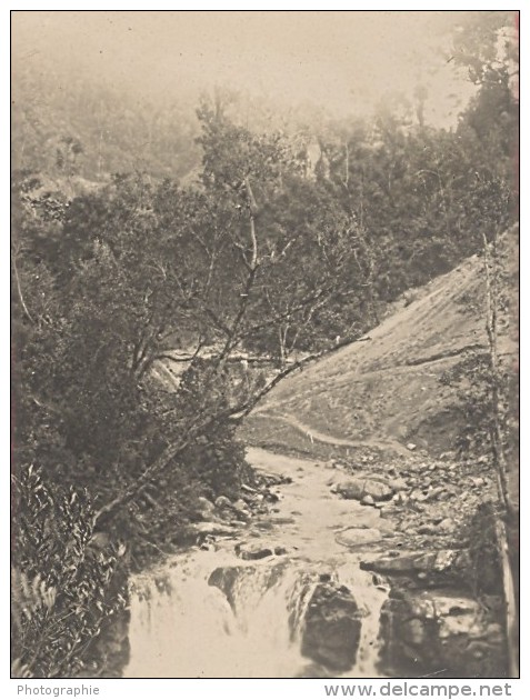 Madagascar Region De L'Isalo Riviere Cascade Ancienne Photo 1900 - Africa