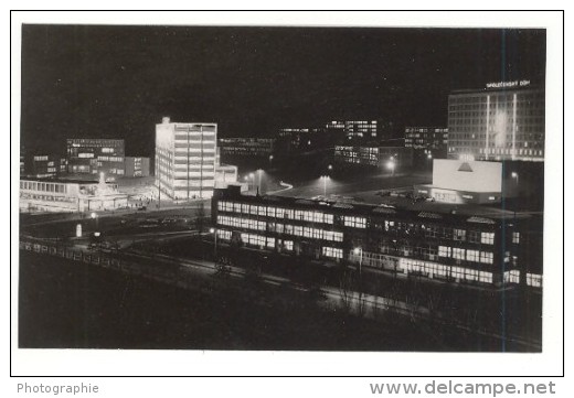 Czech Republic Prague By Night Old Photo 1950 - Other & Unclassified