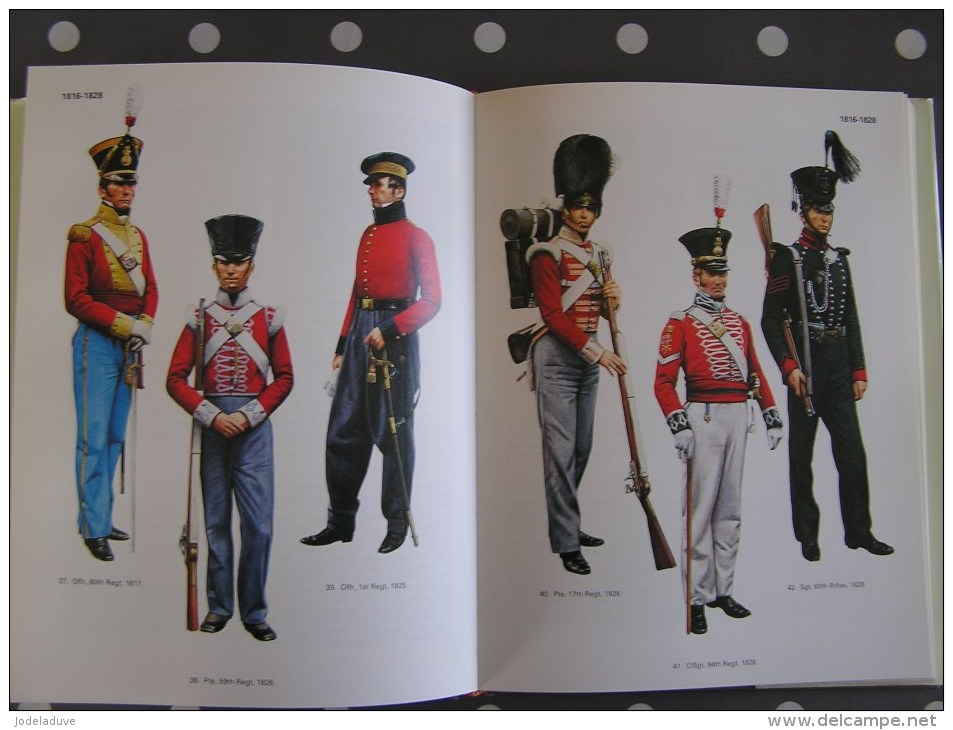 BRITISH INFANTRY UNIFORMS SINCE 1660 Barthrop Turner Empire Guerre 1940 1945 1914 1918  Armée Infantrie Napoléon