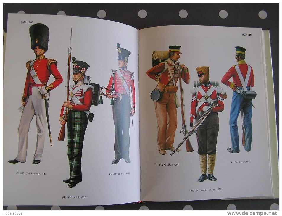 BRITISH INFANTRY UNIFORMS SINCE 1660 Barthrop Turner Empire Guerre 1940 1945 1914 1918  Armée Infantrie Napoléon