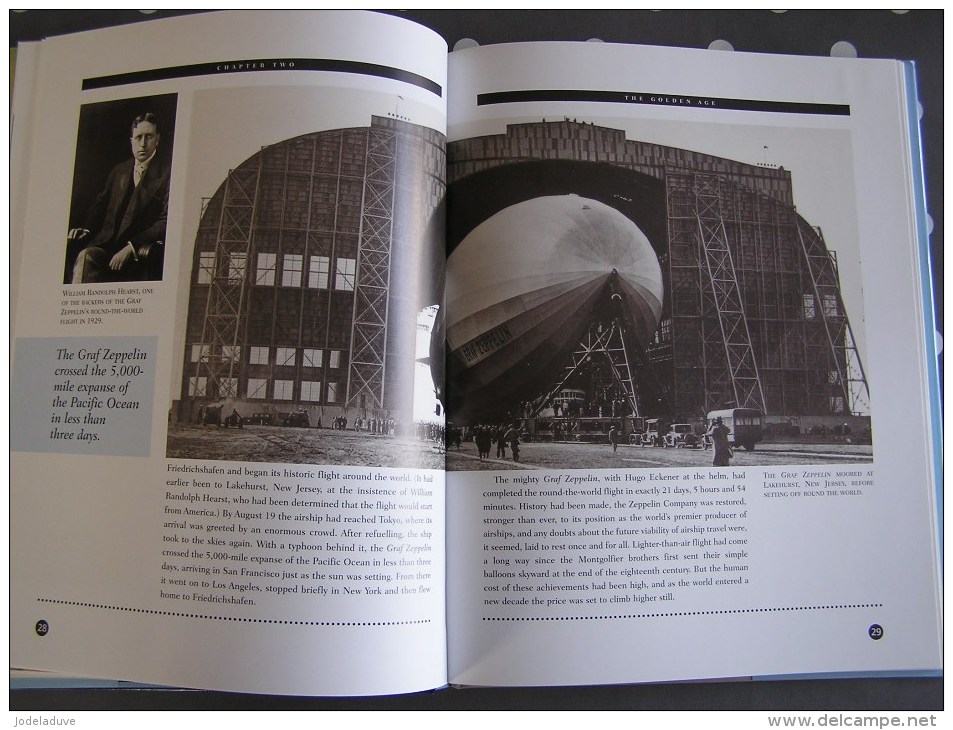 THE GREAT AIRSHIPS Zeppelin Dirigeable Aviation Aircraft Avion Aéronautique Graf Zeppelin Hidenburg