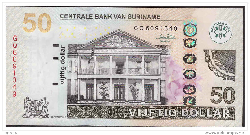 Surinam / Suriname 2010 Banknote P160 50 SRD UNC - Non Classés