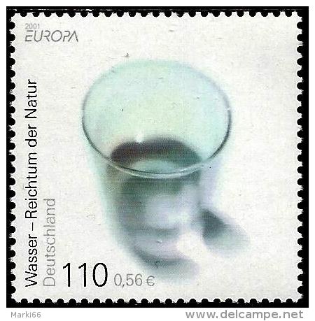 Germany - 2001 - Europa CEPT - Water - Mint Stamp - Nuevos