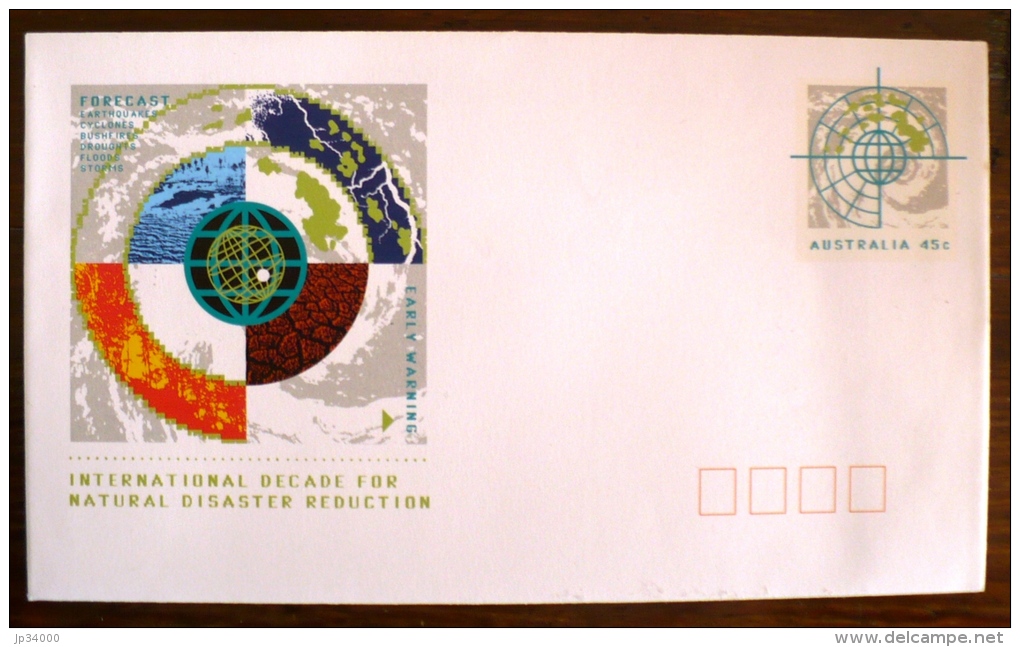 AUSTRALIE GEOLOGIE,  Entier Postal émis En 1992. Neuf - Volcans