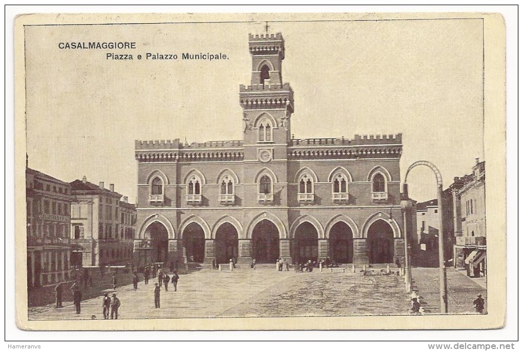 Casalmaggiore - Piazza E Palazzo Municipale - Cremona - HP955 - Cremona