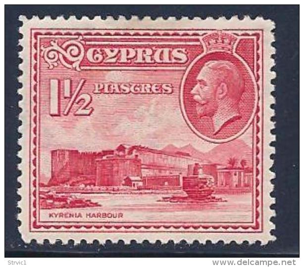 Cyprus, Scott # 129 Mint Hinged Kyrenia Harbour, 1934 - Cyprus (...-1960)