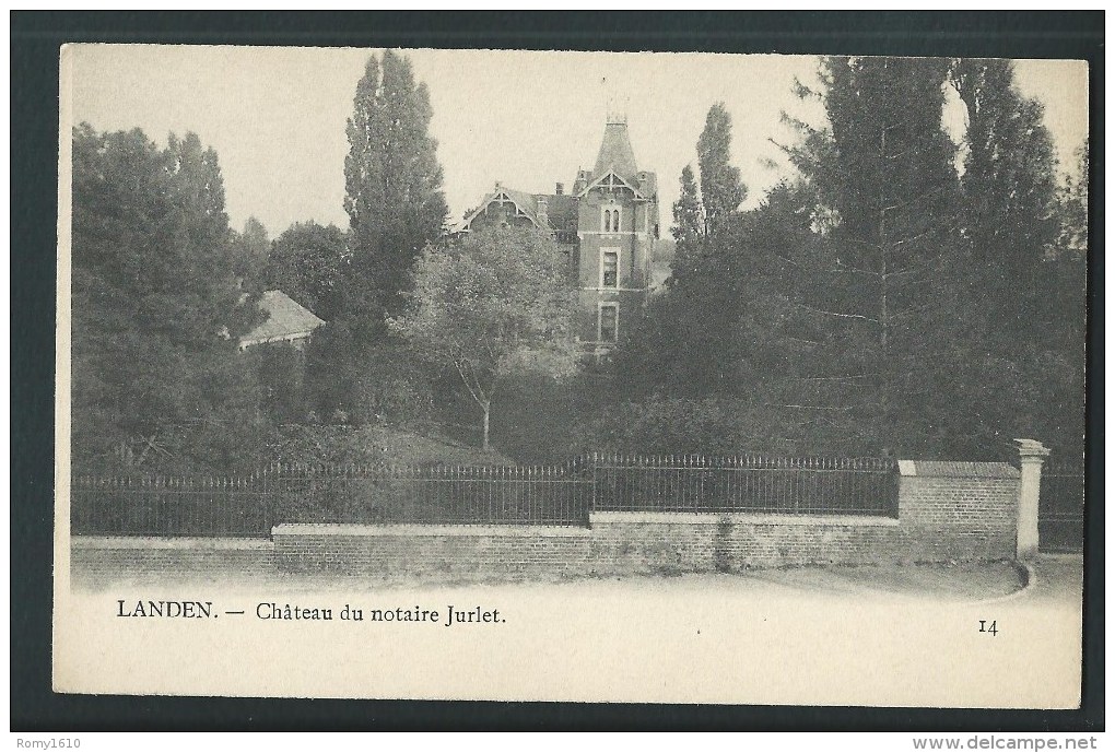 LANDEN.  Château Du Notaire Jurlet. - Landen