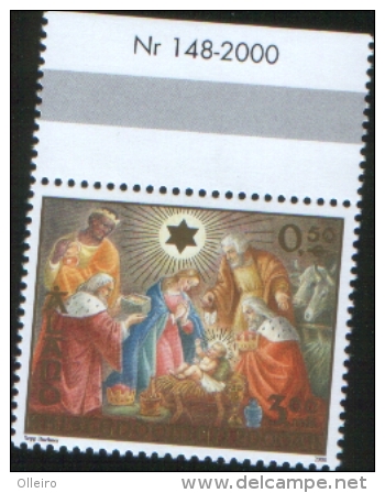 Aland 2000 Christmas Julpost  Natale Noel 1v Complete Set ** MNH - Aland