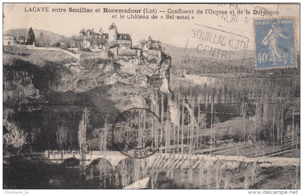 CPA Lacave Entre Souillac Et Rocamadour, Confluent De L'Ouysse Et De Ka Dordogne (pk18225) - Lacave