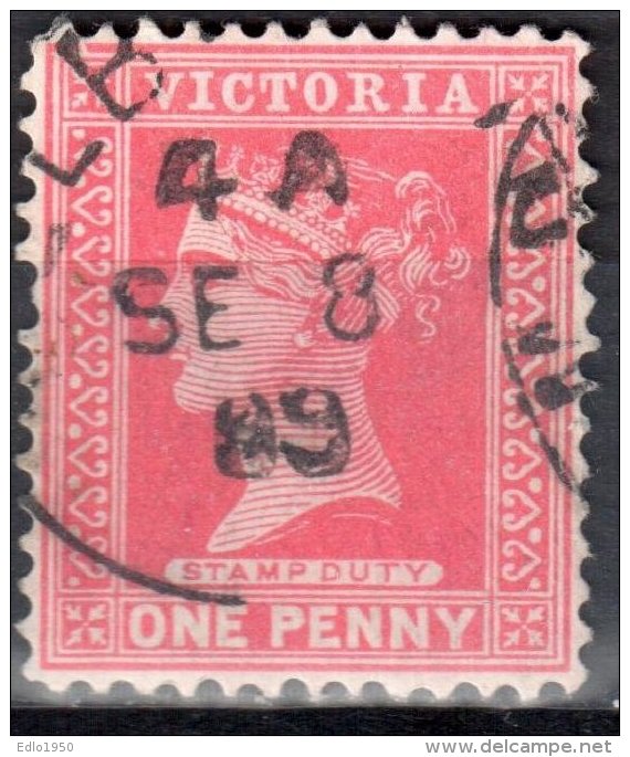 Victoria - Australia 1899 - Queen Victoria  - Sc #181 - Mi 110 - Used - Used Stamps