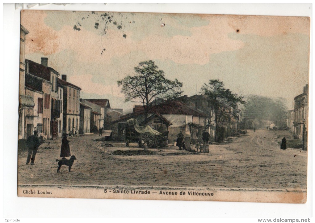 47 - SAINTE-LIVRADE . AVENUE DE VILLENEUVE - Réf. N°9161 - - Autres & Non Classés