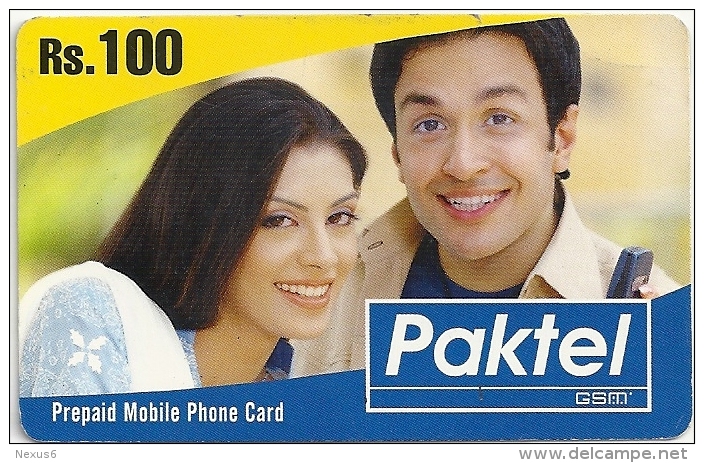 Pakistan - Paktel Recharge - Woman And Man GSM Refill, Exp. 14-10-2007, Used - Pakistán