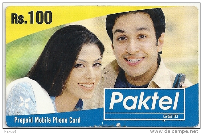 Pakistan - Paktel Recharge - Woman And Man GSM Refill, Exp. 30-09-2007, Used - Pakistan
