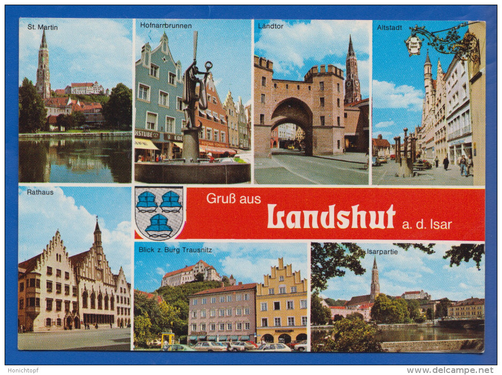 Deutschland; Landshut; Multivuekarte - Landshut