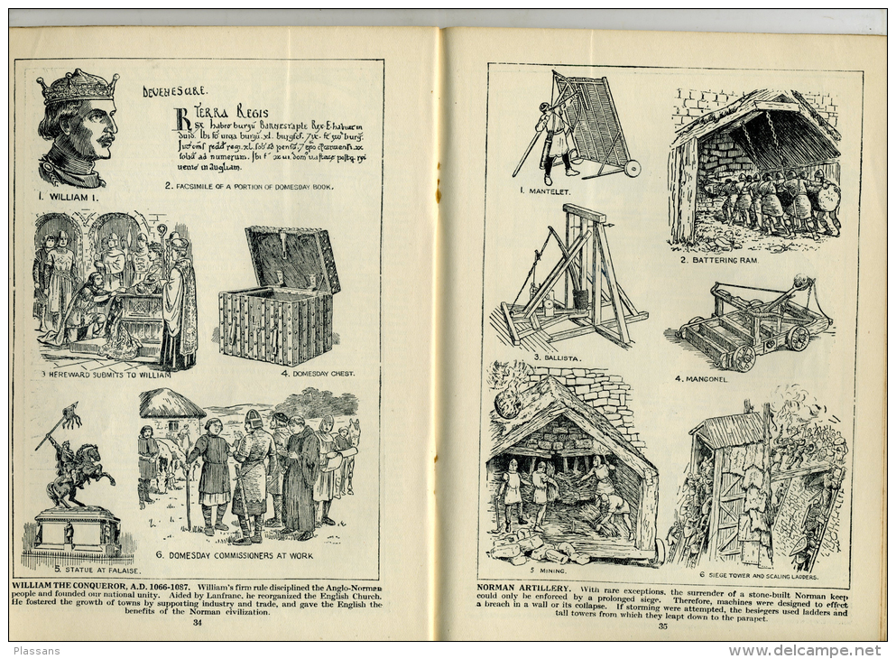 Saxon & Norman Britain Told In Pictures. 460 Illustrations Histoire Angleterre Saxons Et Normands . Châteaux Manoirs ... - Europa