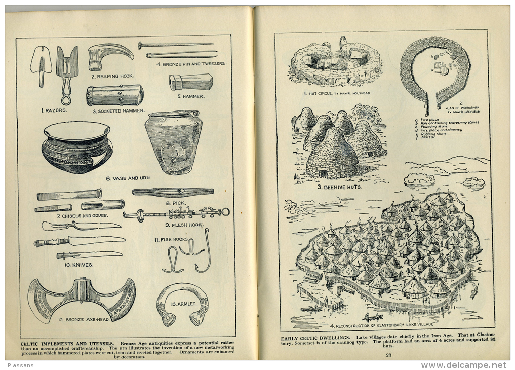 Préhistoric & Roman Britain Told In Pictures. 550 Illustrations Histoire, Préhistoire, Grande Bretagne, Art Roman - Europe