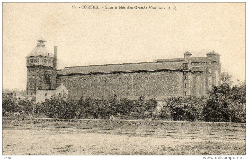 Corbeil. Silos à Blés Des Grands Moulins. - Corbeil Essonnes