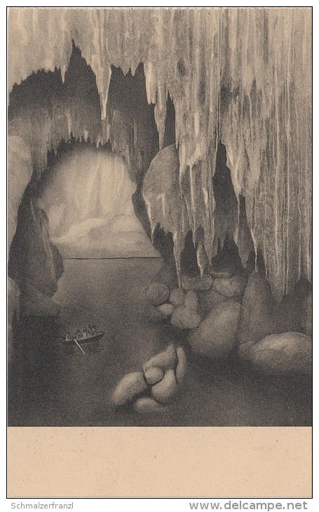 Künstlerkarte CPA - AK Grotte De Remouchamps Salles Precipice Höhle Bei Aywaille Sprimont Lüttich Liege Belgien - Aywaille