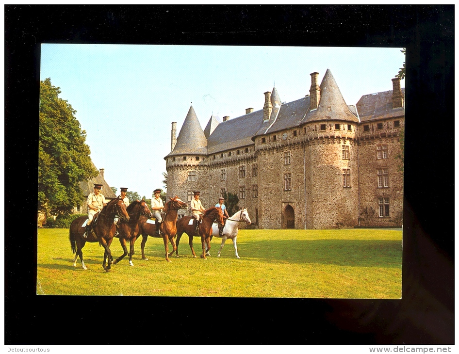 ARNAC POMPADOUR Corrèze 19230 : Château Haras National / Cavaliers Chevaux Cheval Horse Pferd - Arnac Pompadour