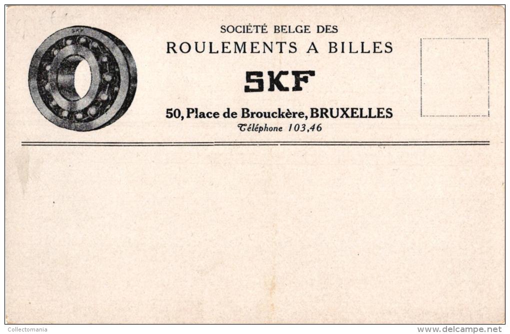 5 CP PUB SKF     Roulements à Billes     Bruxelles      Litographie De Rycker