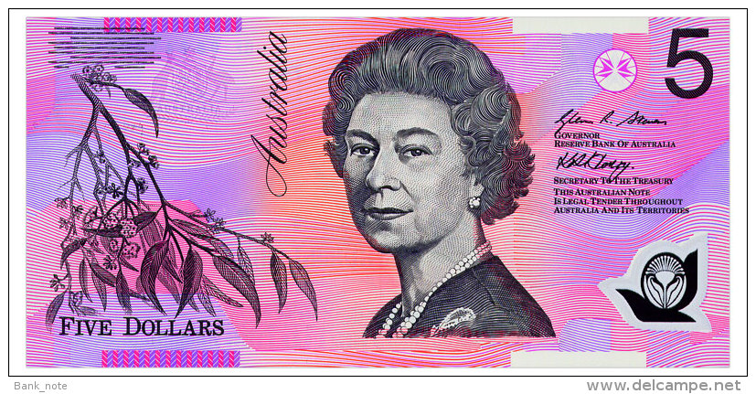 AUSTRALIA 5 DOLLARS 2008 Pick 57f Unc - 1974-94 Australia Reserve Bank (Banknoten Aus Papier)