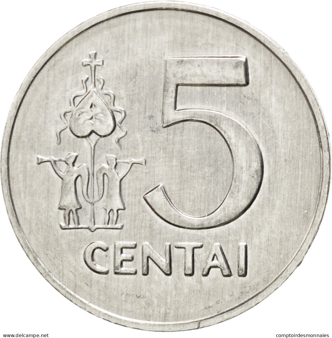 Monnaie, Lithuania, 5 Centai, 1991, SPL, Aluminium, KM:87 - Lituania