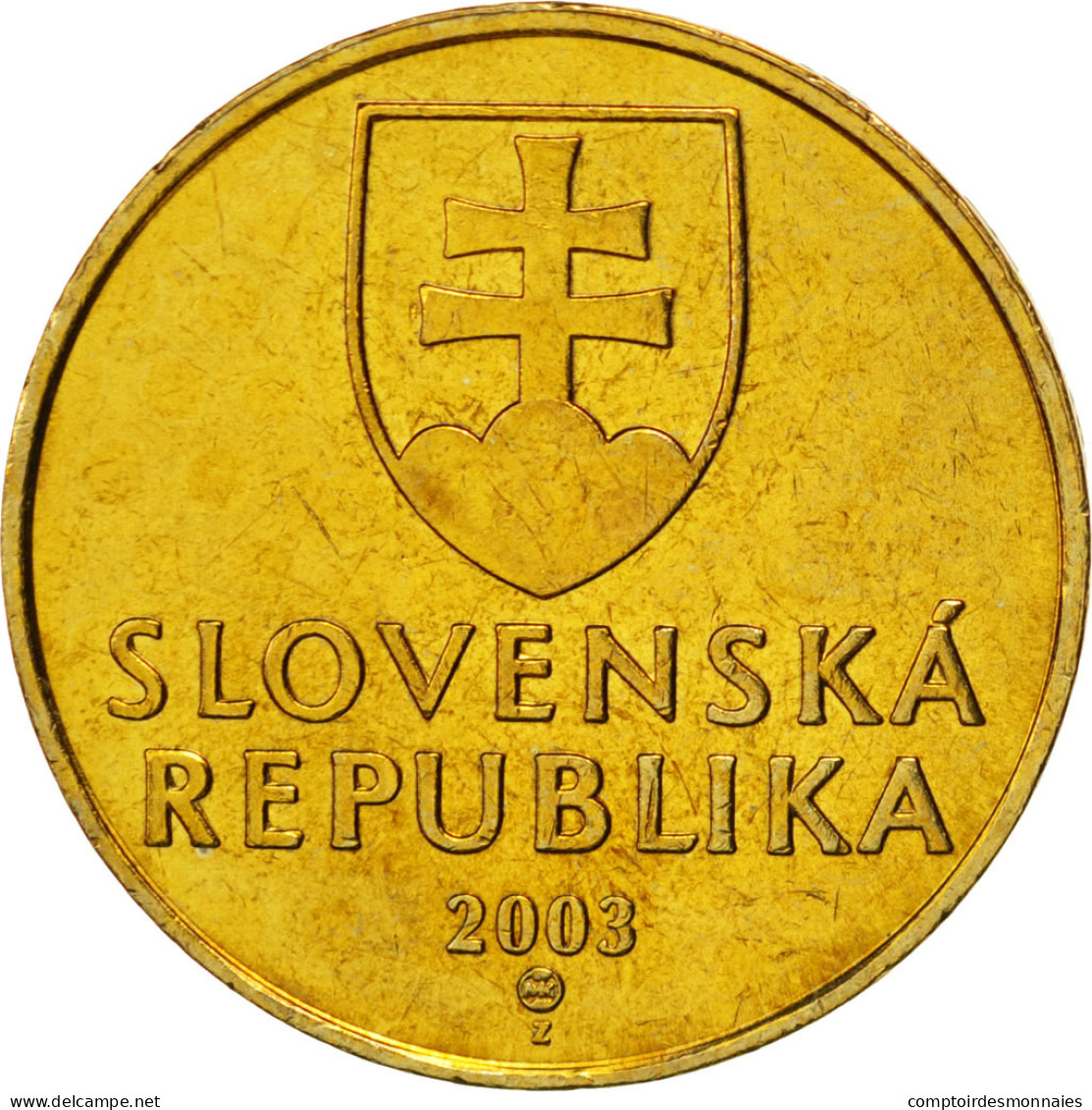 Monnaie, Slovaquie, 10 Koruna, 2003, SPL, Aluminum-Bronze, KM:11 - Eslovaquia