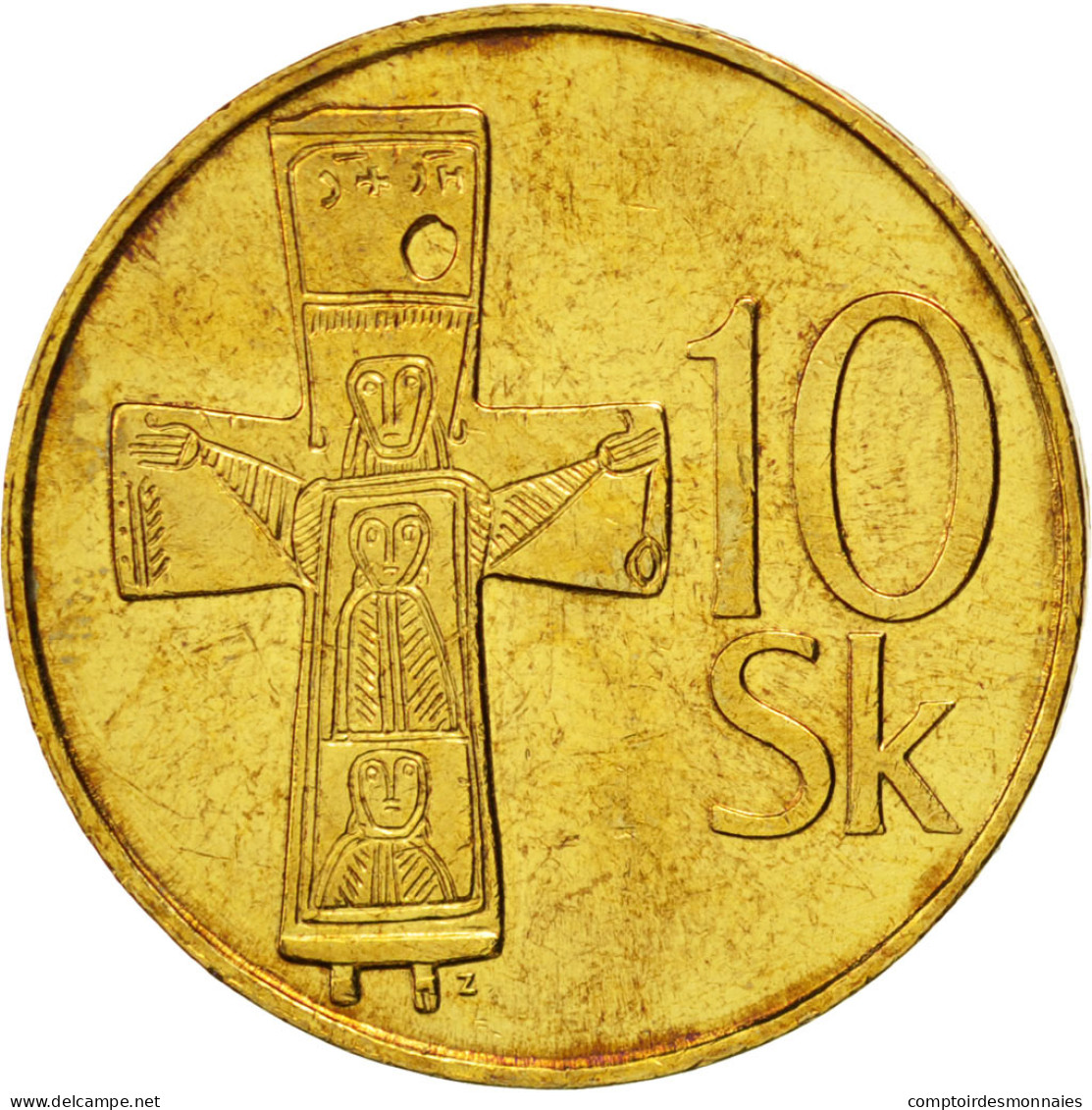 Monnaie, Slovaquie, 10 Koruna, 2003, SPL, Aluminum-Bronze, KM:11 - Slowakei